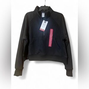 Women's Black Half-Zip Jacket